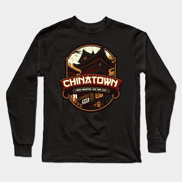 Chinatown Long Sleeve T-Shirt by DesignedbyWizards